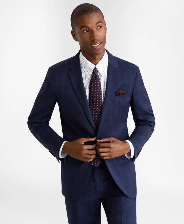 Brooks Brothers Suits Milano Fit Glen Plaid 1818 Suit Navy 8211 Men Brooks Brothers Suits Milano Fit Glen Plaid 1818 Suit Navy 8211 Men