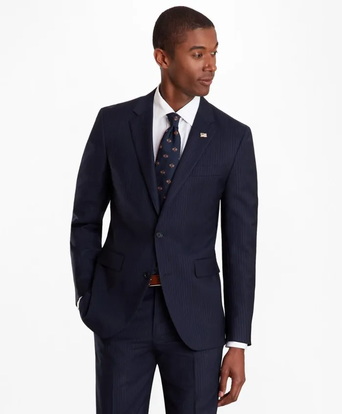 Brooks Brothers Suits Milano Fit Pinstripe 1818 Suit Navy 8211 Men Brooks Brothers Suits Milano Fit Pinstripe 1818 Suit Navy 8211 Men