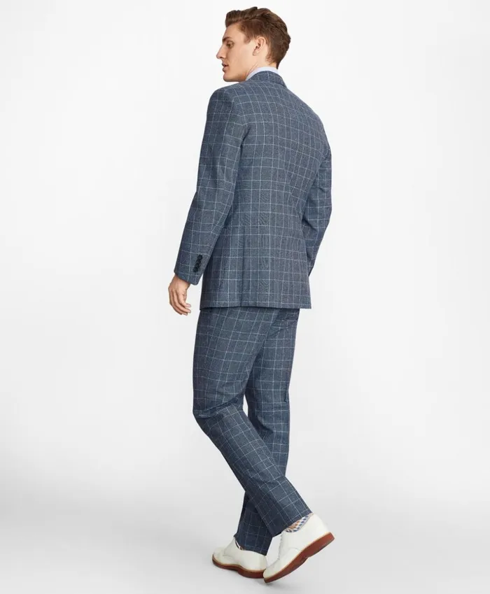 Brooks Brothers Suits Regent Fit Combo Check 1818 Suit Blue 8211 Men Brooks Brothers Suits Regent Fit Combo Check 1818 Suit Blue 8211 Men
