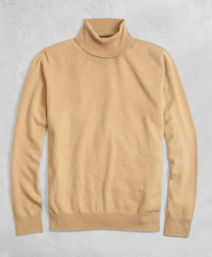 Brooks Brothers Sweaters Golden Fleece 3D Knit Cashmere Turtleneck Light Brown 8211 Men Brooks Brothers Sweaters Golden Fleece 3D Knit Cashmere Turtleneck Light Brown 8211 Men