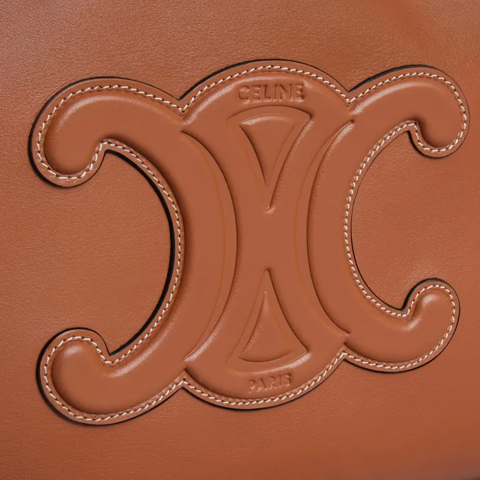 Cabas Drawstring Cuir Triomphe In Smooth Calfskin Tan Women CELINE CUIR TRIOMPHE Cabas Drawstring Cuir Triomphe In Smooth Calfskin Tan Women CELINE CUIR TRIOMPHE