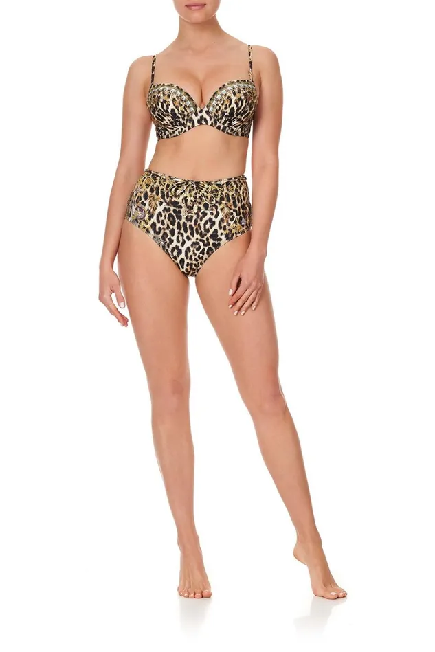 Camilla Bikinis Women Moulded Plunge Bra Nomadic Nymph