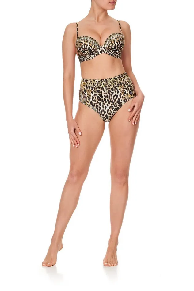 Camilla Bikinis Women Moulded Plunge Bra Nomadic Nymph