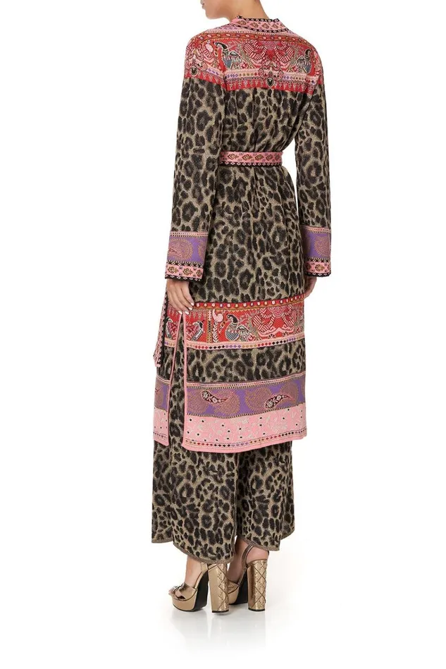 Camilla Knitwear Women Long Cardigan With Belt Lotus Lovers