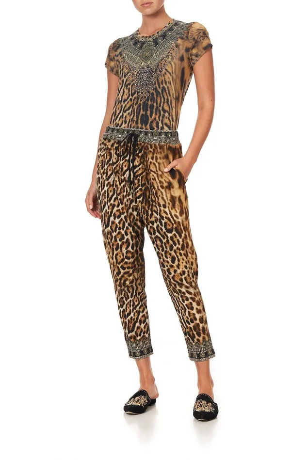 Camilla Loungewear Women Rib Waist Relaxed Pant Ruler Of The Underworld