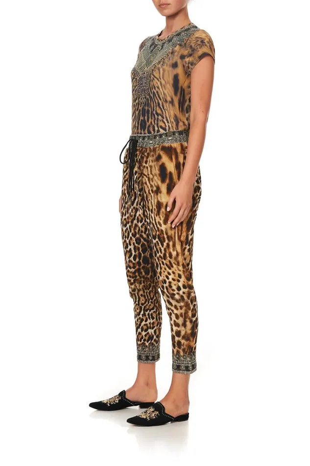 Camilla Loungewear Women Rib Waist Relaxed Pant Ruler Of The Underworld