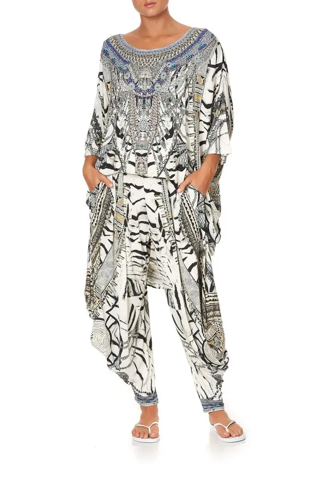 Camilla Loungewear Women Scoop Back Hem Lounge Dress Wild Belle