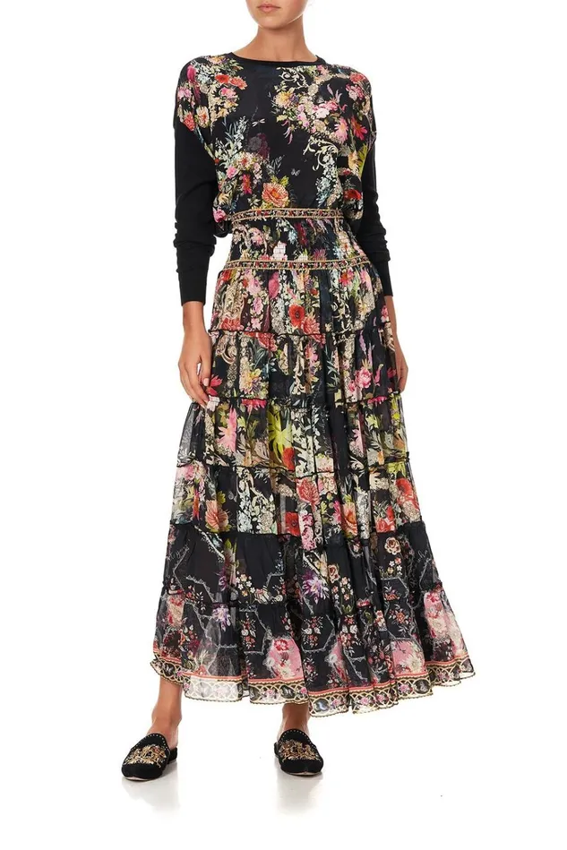 Camilla Modest Clothing Women Long Sleeve Jumper With Print Front Hampton Hive Camilla Modest Clothing Women Long Sleeve Jumper With Print Front Hampton Hive