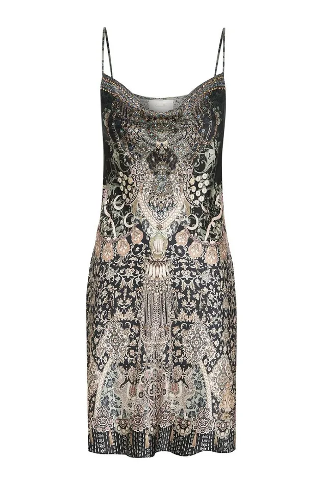 Camilla Party Dresses Women Short Bias Slip Dust Her Off