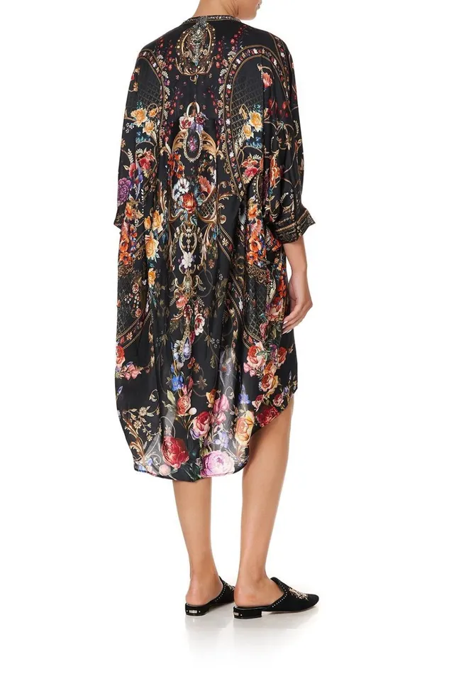Camilla Party Dresses Women VNeck Dress With Draped Back Blushing Manor