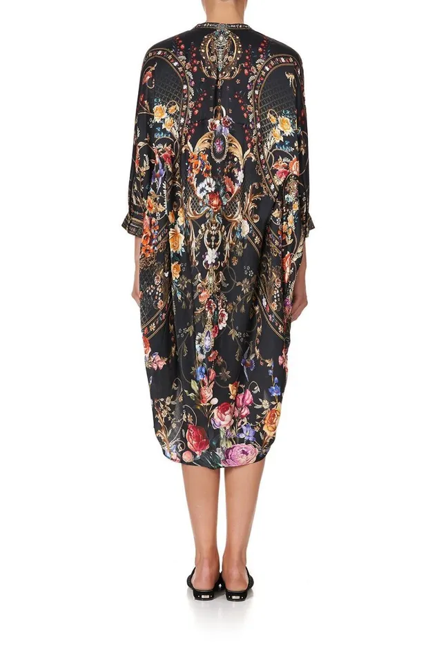 Camilla Party Dresses Women VNeck Dress With Draped Back Blushing Manor