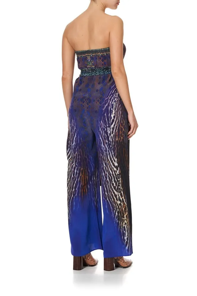 Camilla Playsuits and Jumpsuits Women Tie Waist Strapless Jumpsuit Komodo Queen