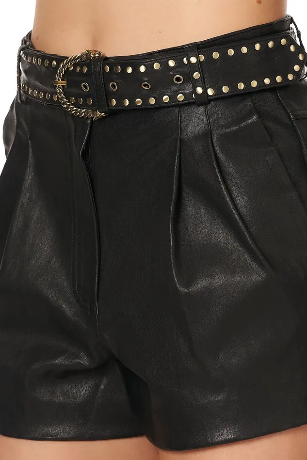 Camilla Shorts Women Belted High Waist Shorts 8211 Flow Studio 54