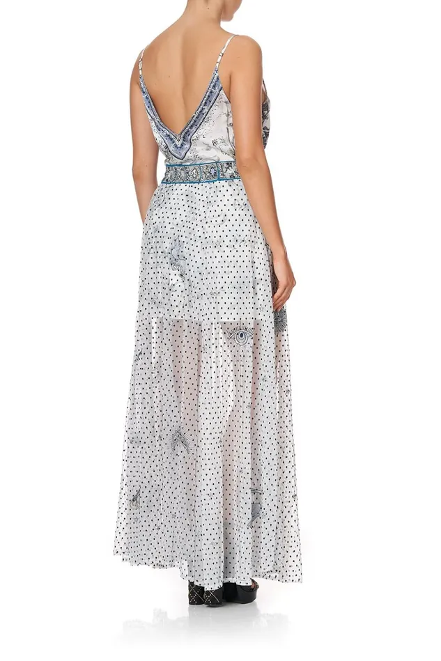 Camilla Skirts Women Full Skirt With Gathered Front Panel Moonlit Musings