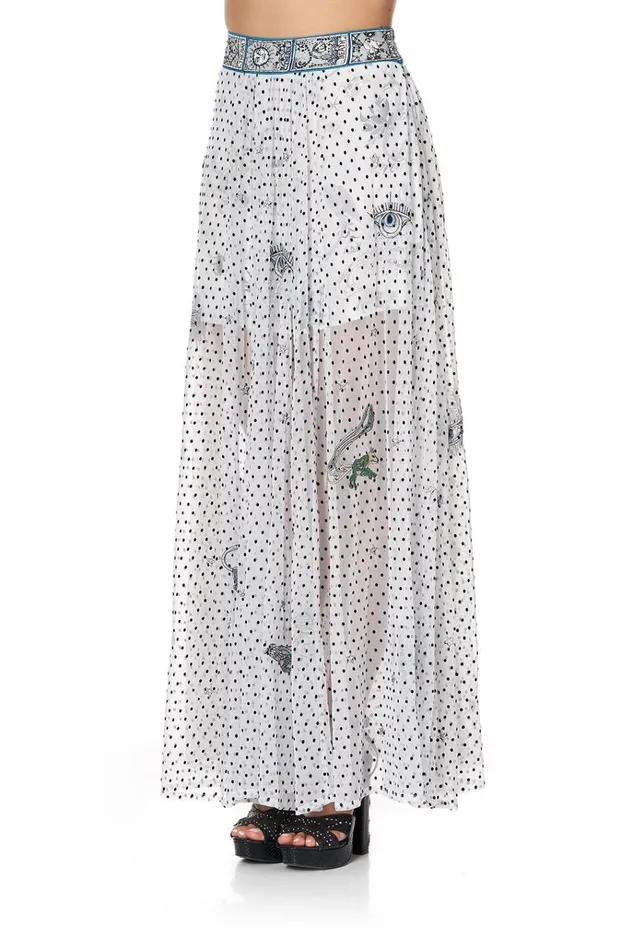 Camilla Skirts Women Full Skirt With Gathered Front Panel Moonlit Musings