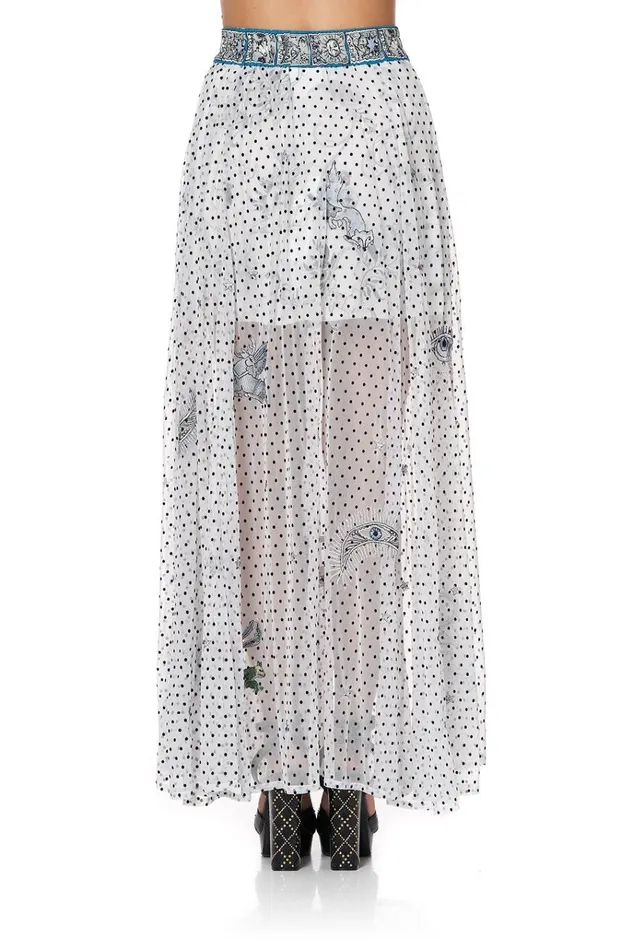 Camilla Skirts Women Full Skirt With Gathered Front Panel Moonlit Musings