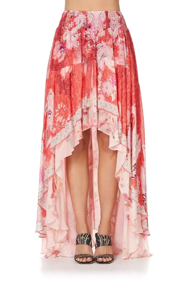 Camilla Skirts Women Skirt With Double Layer Hem Palace Muse