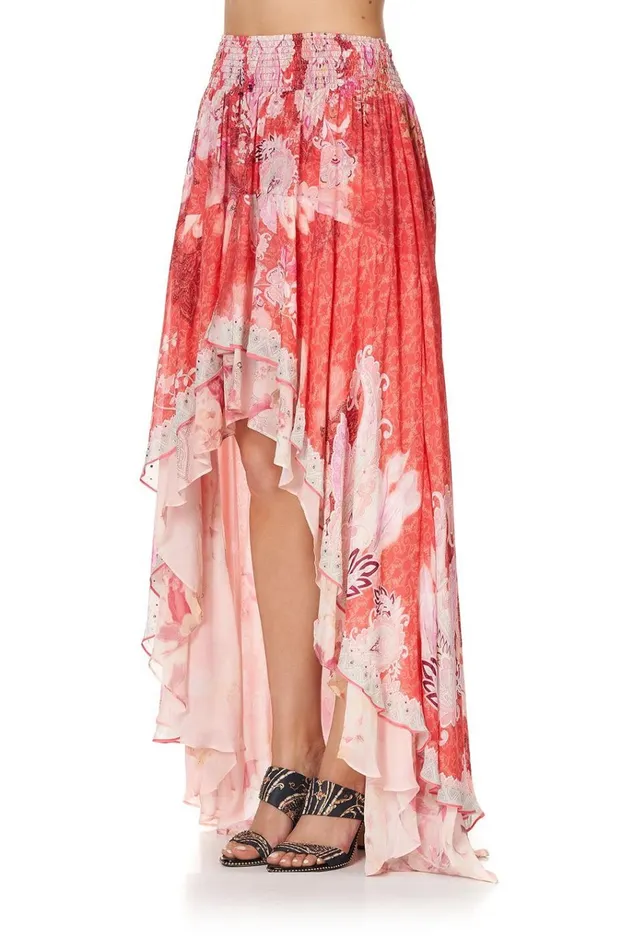Camilla Skirts Women Skirt With Double Layer Hem Palace Muse