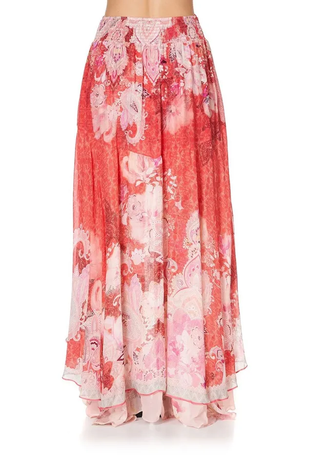 Camilla Skirts Women Skirt With Double Layer Hem Palace Muse