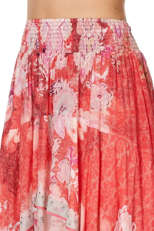 Camilla Skirts Women Skirt With Double Layer Hem Palace Muse
