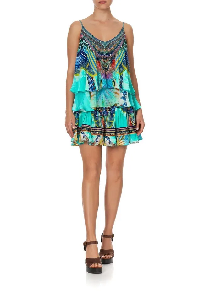 Camilla Tops Women Double Layered Cami Reef Warrior