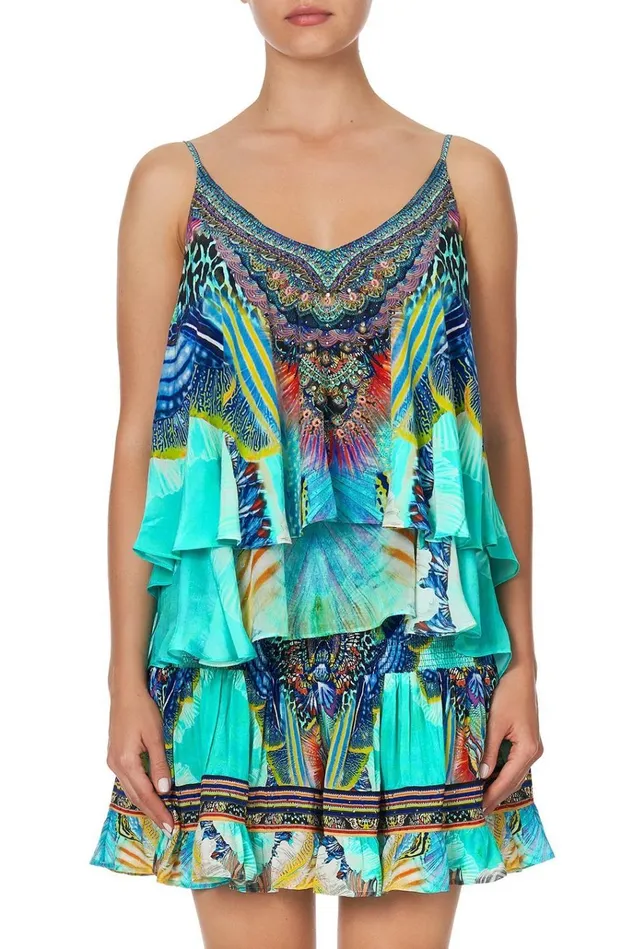 Camilla Tops Women Double Layered Cami Reef Warrior