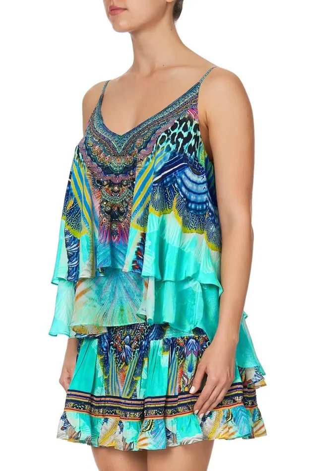 Camilla Tops Women Double Layered Cami Reef Warrior