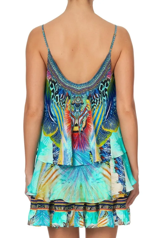 Camilla Tops Women Double Layered Cami Reef Warrior