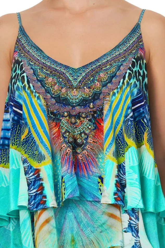Camilla Tops Women Double Layered Cami Reef Warrior