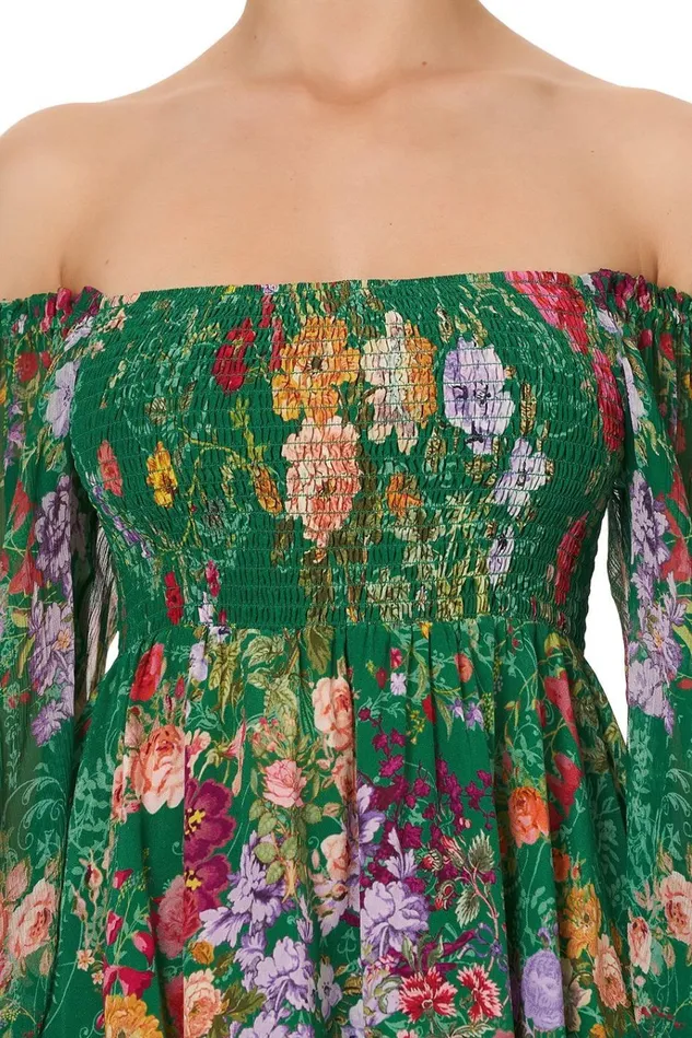 Camilla Tops Women Shirred Bodice Blouse Diaries From A Villa