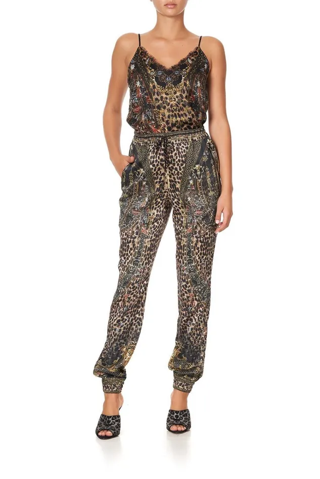 Camilla Trousers and Leggings Women Drawstring Pant With Ribbing Abingdon Palace Camilla Trousers and Leggings Women Drawstring Pant With Ribbing Abingdon Palace
