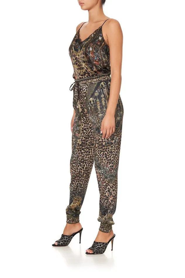 Camilla Trousers and Leggings Women Drawstring Pant With Ribbing Abingdon Palace