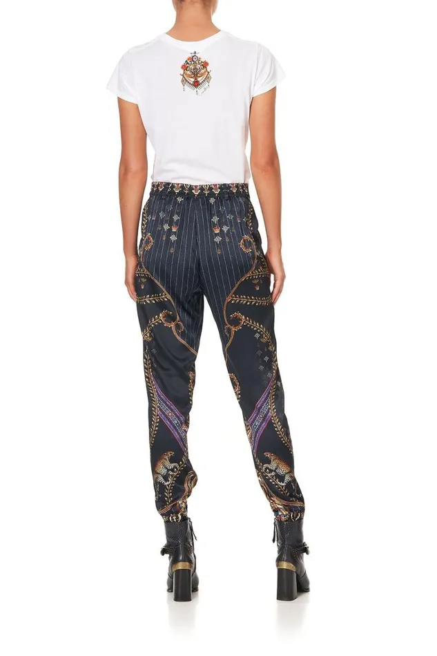 Camilla Trousers and Leggings Women Jogger With Encased Elastic Cuff Dining Hall Darling