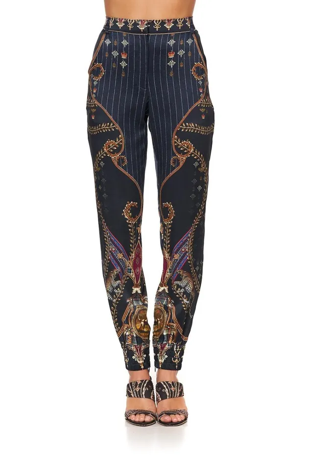 Camilla Trousers and Leggings Women Jogger With Encased Elastic Cuff Dining Hall Darling