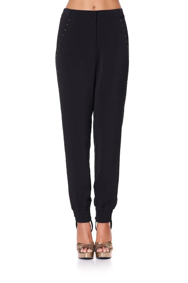 Camilla Trousers and Leggings Women Jogger With Encased Elastic Cuff Mirror Mirror