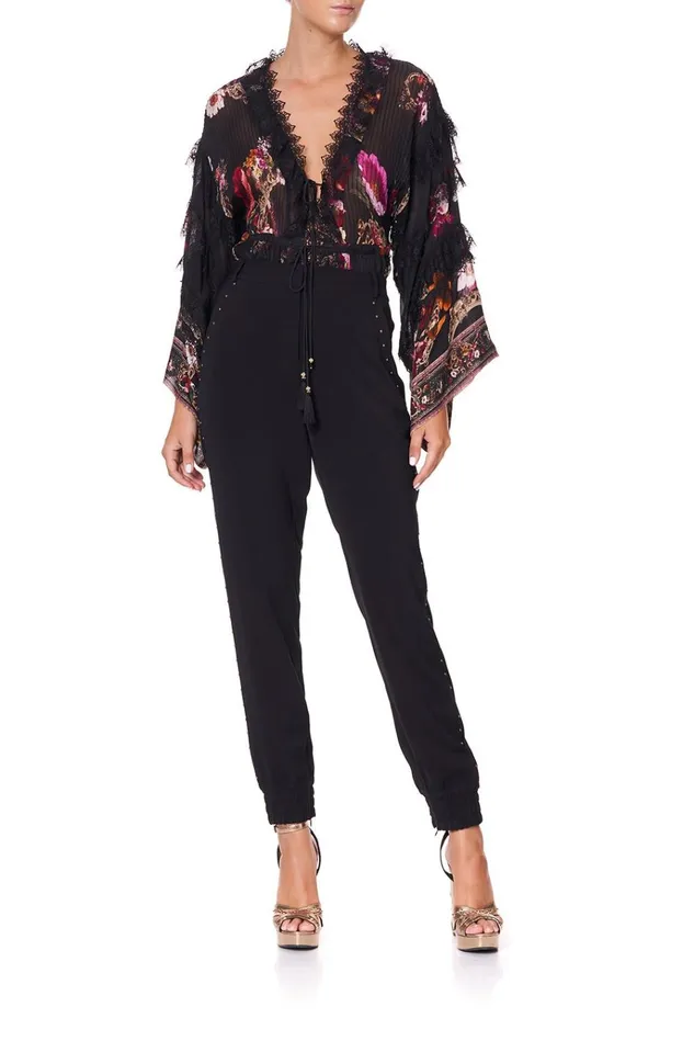 Camilla Trousers and Leggings Women Jogger With Encased Elastic Cuff Mirror Mirror