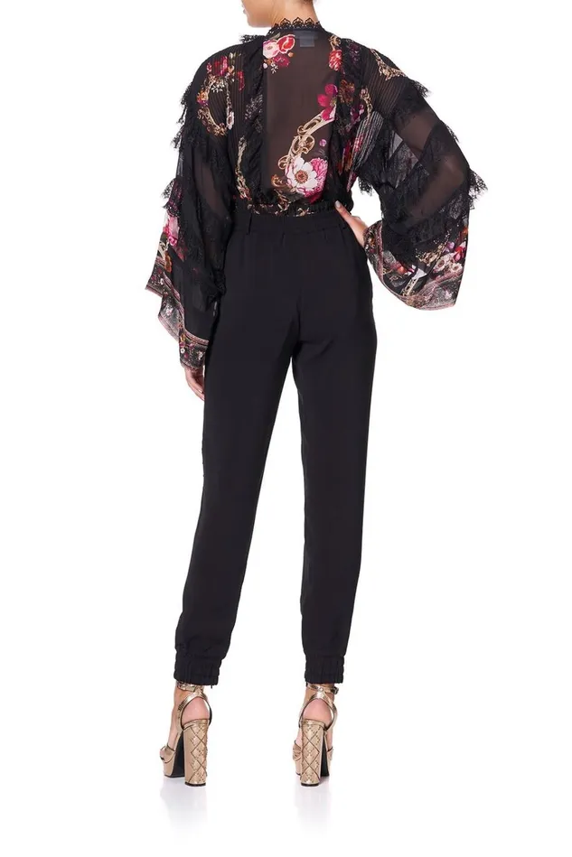 Camilla Trousers and Leggings Women Jogger With Encased Elastic Cuff Mirror Mirror