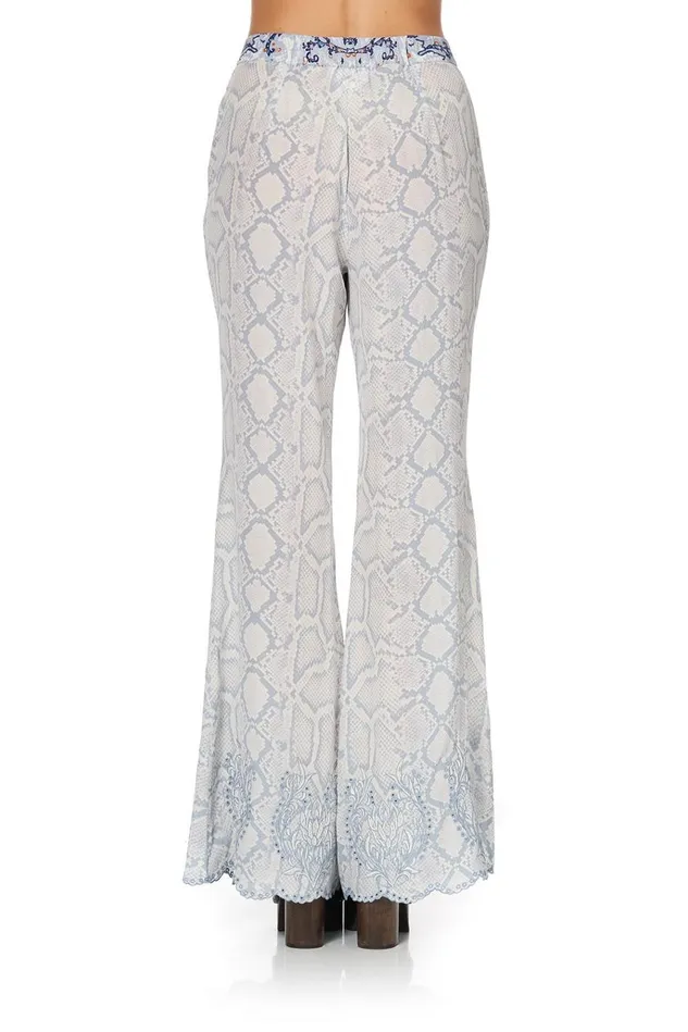 Camilla Trousers and Leggings Women Soft Flare Bush Diamond