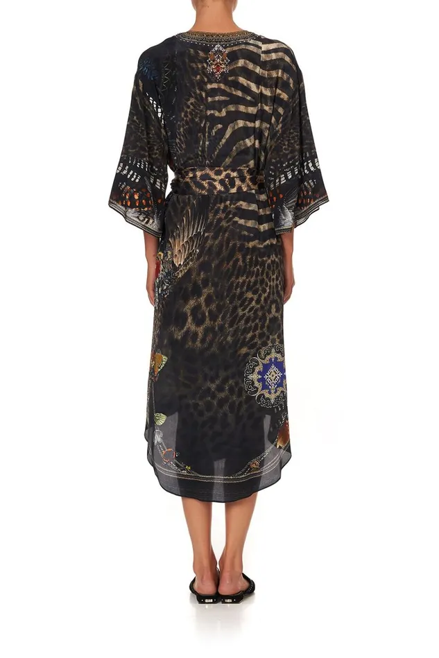Camilla Wedding Guest Dresses Women Loose Button Through Dress Treasure Chaser