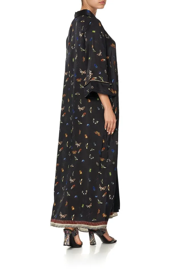 Camilla Wedding Guest Dresses Women Loose Shirt Dress With Centre Front Split Love Bug
