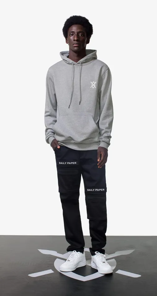 Cargo Pants Black Black Men Daily Paper Trousers