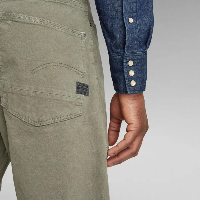 Cargos and Chinos Men GStar RAW Bearing 3D Cargo Pants Dark Shamrock Garment Dyed