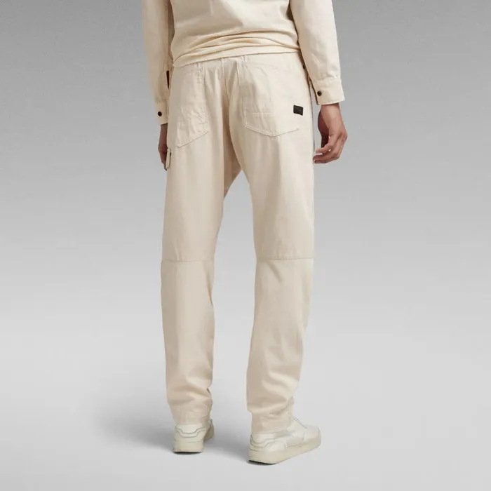Cargos and Chinos Men GStar RAW Premium Bearing 3D Cargo Pants Ecru
