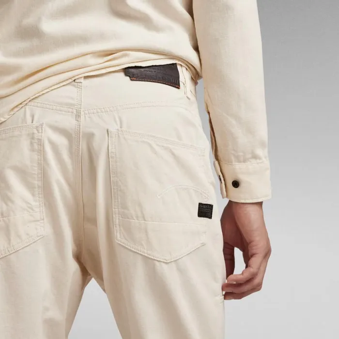 Cargos and Chinos Men GStar RAW Premium Bearing 3D Cargo Pants Ecru