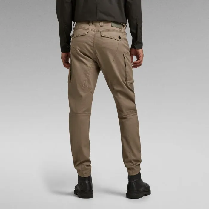 Cargos and Chinos Men GStar RAW Zip Pocket 3D Skinny Cargo Pants Deep Walnut
