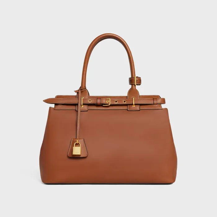 Celine Conti Bag In Natural Calfskin Tan Women CELINE CONTI