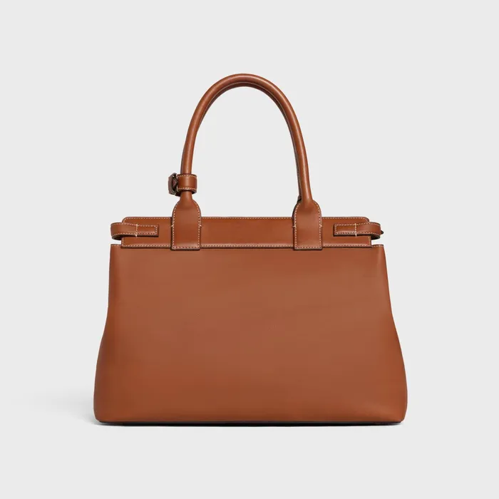 Celine Conti Bag In Natural Calfskin Tan Women CELINE CONTI Celine Conti Bag In Natural Calfskin Tan Women CELINE CONTI