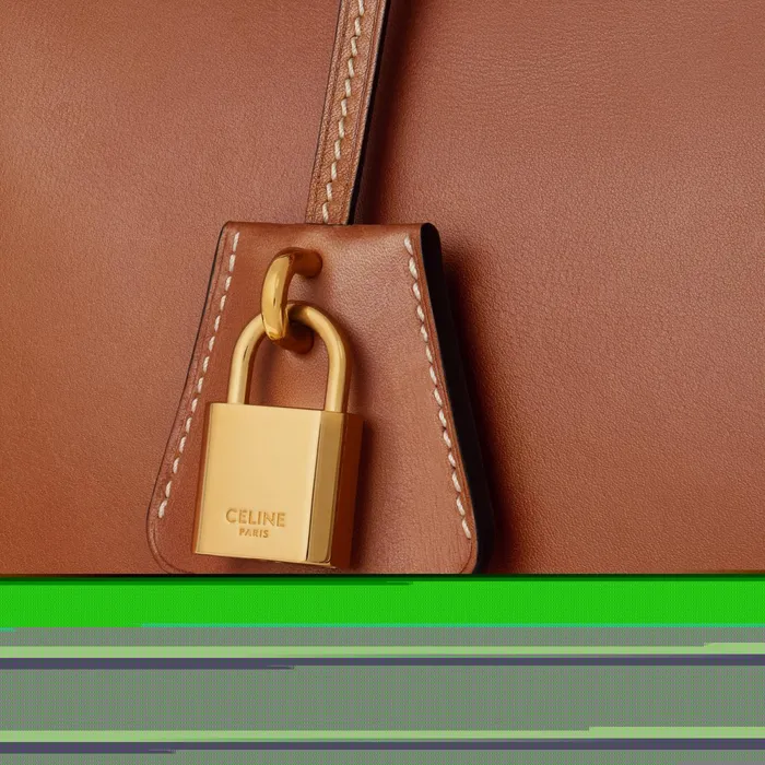 Celine Conti Bag In Natural Calfskin Tan Women CELINE CONTI Celine Conti Bag In Natural Calfskin Tan Women CELINE CONTI
