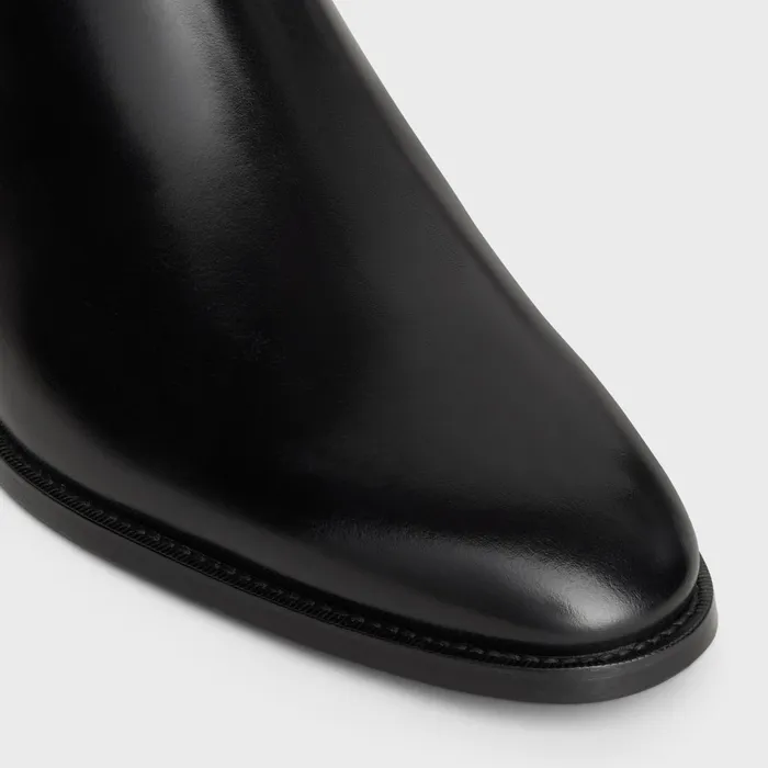 Celine Drugstore Chelsea Boot In Shiny Calfskin Black Men CELINE BOOTS Celine Drugstore Chelsea Boot In Shiny Calfskin Black Men CELINE BOOTS