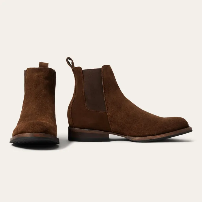 Chukka Men Stetson Suede Beat Chelsea Boot Brown